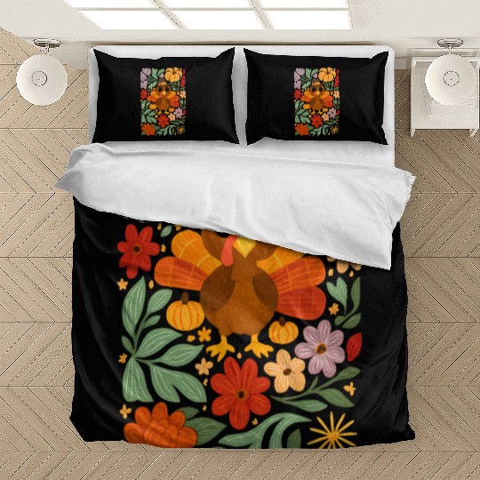Festive Harvest Thanksgiving Turkey Bedding Sets
