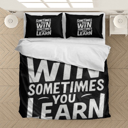 Motivational Quote Design Inspiring Growth Bedding Sets