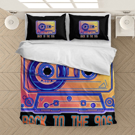 Back to the 90s Retro Cassette Tape Bedding Sets