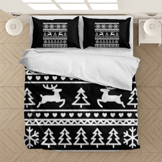 Festive Winter Wonderland Pattern Bedding Sets
