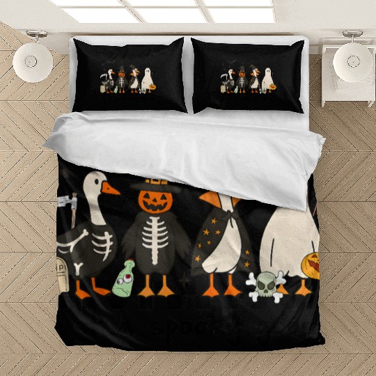 Just A Spooky Goose Halloween Costume Silly Goose Bedding Sets
