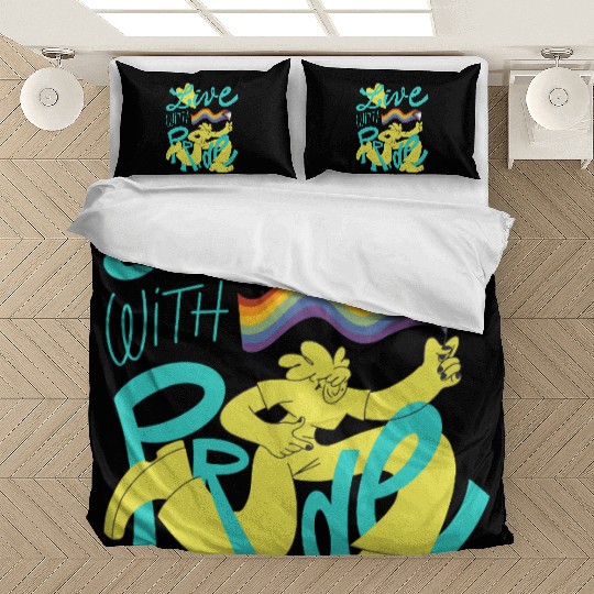 Live with Pride - LGBTQ+ Statement Bedding Sets