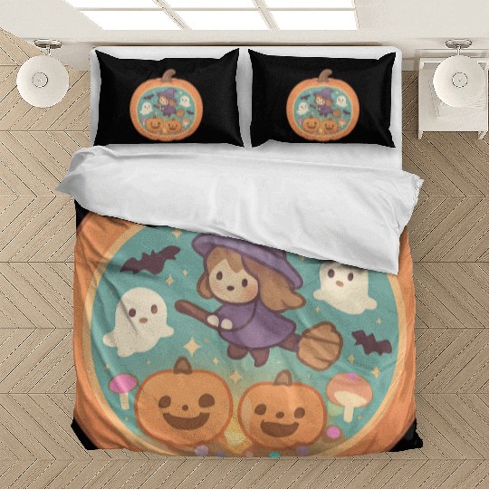 Halloween Kids Friendly Ghost Bedding Sets Artwork