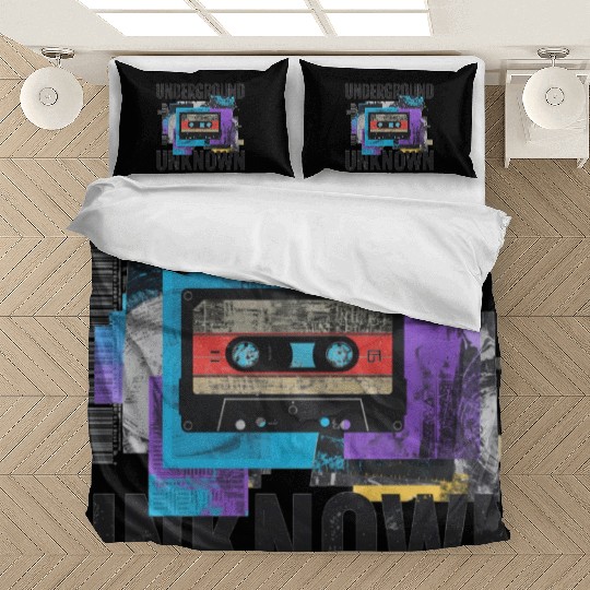 Underground Cassette Tape Urban Art Bedding Sets