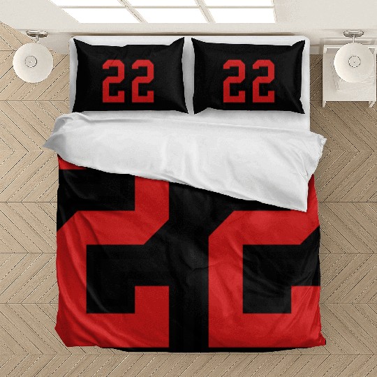 22 sports jersey football number Bedding Sets