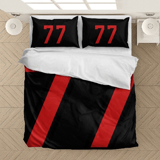 77 sports jersey football number Bedding Sets