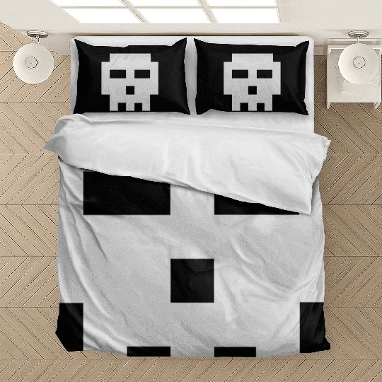 Scott Pilgrim 8-bit Skull Vector Bedding Sets