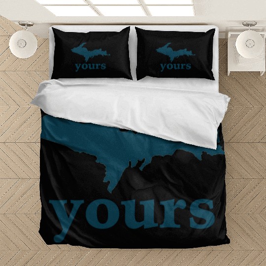 Up Yours Michigan Funny Upper Peninsula Apparel Bedding Sets