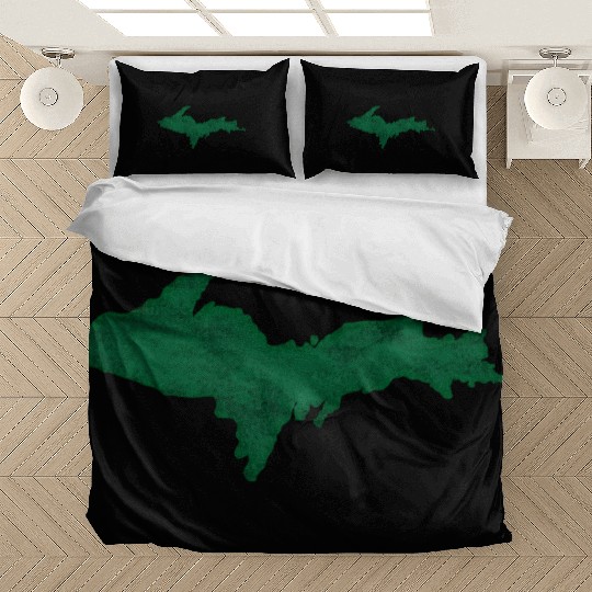 Distressed Vintage Upper Peninsula U.P. Bedding Sets Bedding Sets