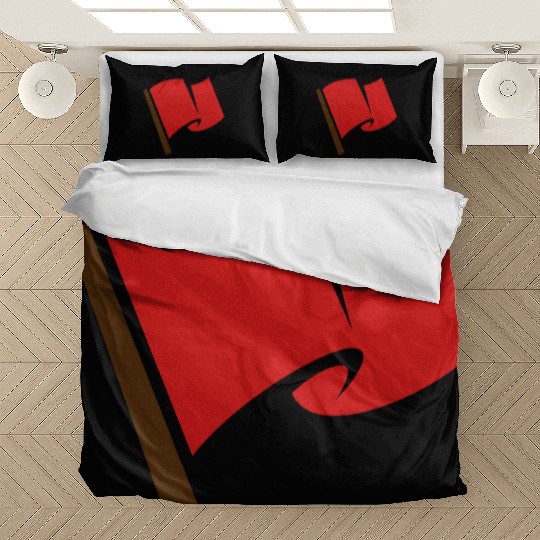 Waving Red Flag Bedding Sets