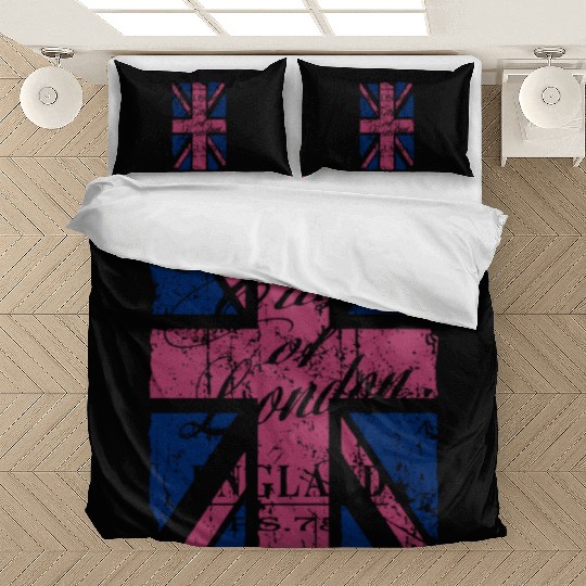 Union Jack - London - Vintage Look Bedding Sets
