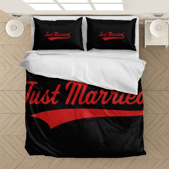 Just Married (Marriage / Wedding) Bedding Sets