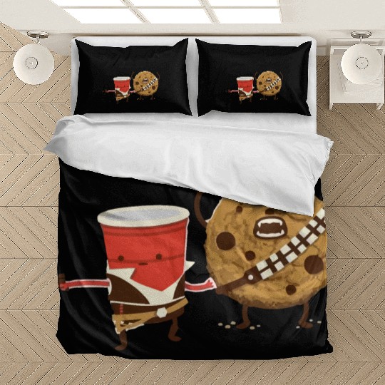 Funny star wars han solo and chewbacca Bedding Sets