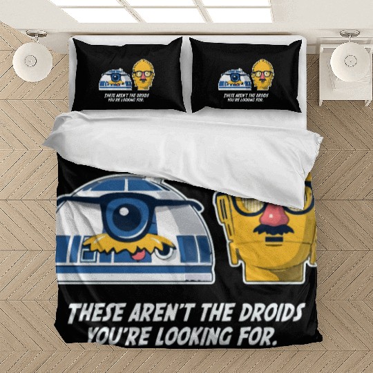 Funny Star Wars droids comic Bedding Sets