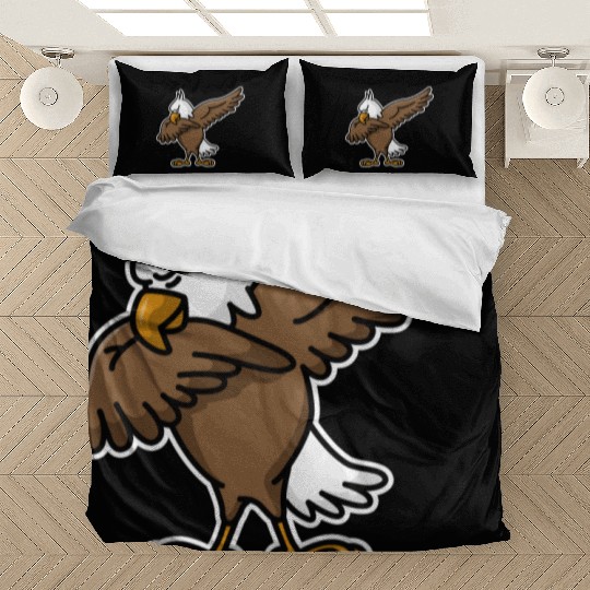 Dabbing dab proud American Eagle coat of arms Bedding Sets
