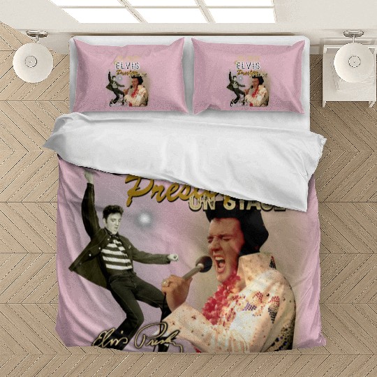 Yes I Am Old But I Saw Elvis Presley Bedding Sets, Elvis Presley Merch, Elvis Presley Fan Gift, Elvis Lover Bedding Sets, King Of Music Bedding Sets