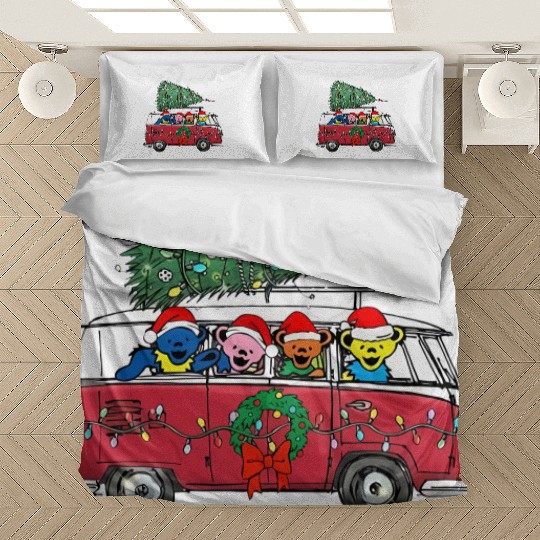 Dancing Bears Christmas Grateful Dead Bedding Sets