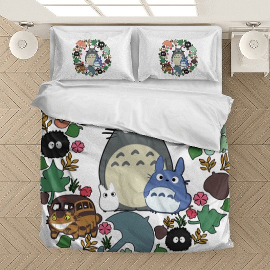 Unisex Totoro Bedding Sets, My Neighbour Totoro, Totoro Bedding Sets, Ghibli Anime