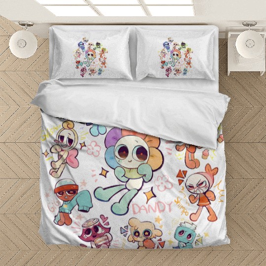 Roblox | Dandys World Characters Bedding Sets | Gamer Boys Girls Birthday Gift Present | Dandy