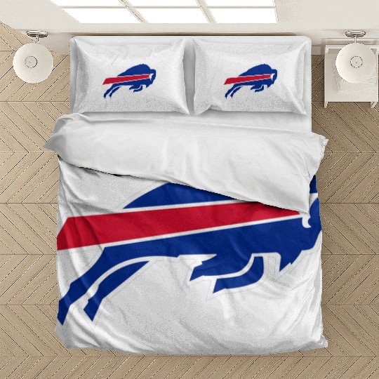 Buffalo Football Team Bills Primary Logo Fleece Bedding Sets, Gift for Fan