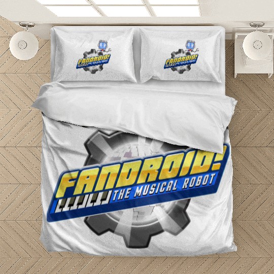 Fandroid Logo with Waving Fandroid Bedding Sets