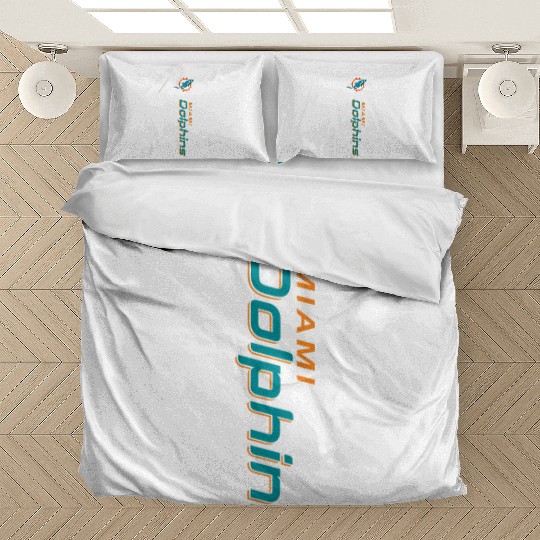 Miami Dolphins Hooded Leather Jacket, Gift For Father Bedding Sets