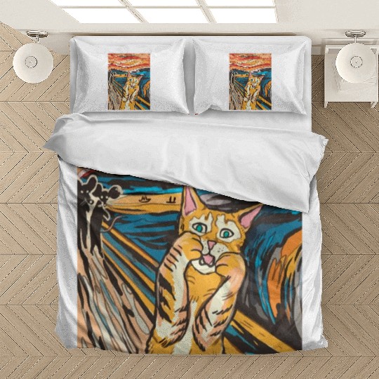 The scream of the cat Bedding Sets