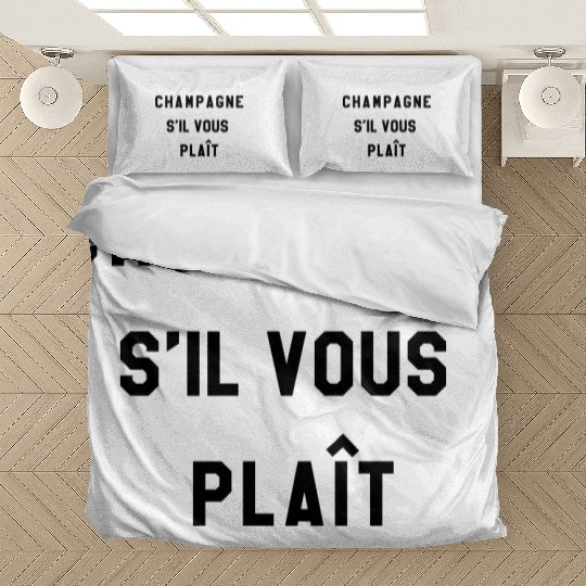 Champagne s'il vous plait Bedding Sets