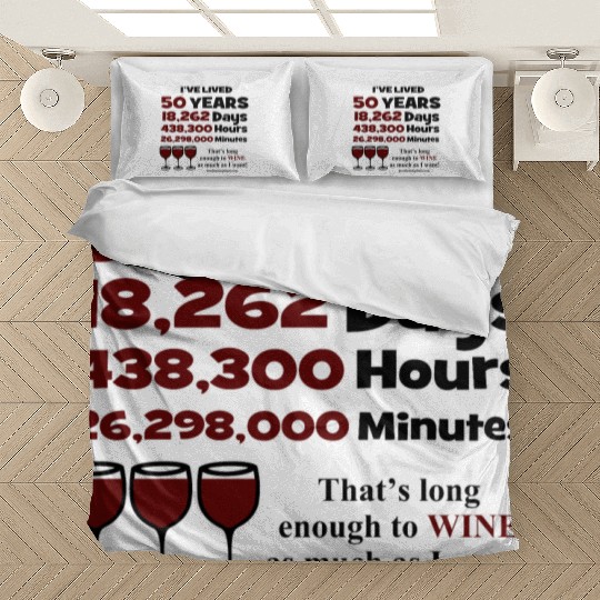 50th Birthday Long Enough Bedding Sets