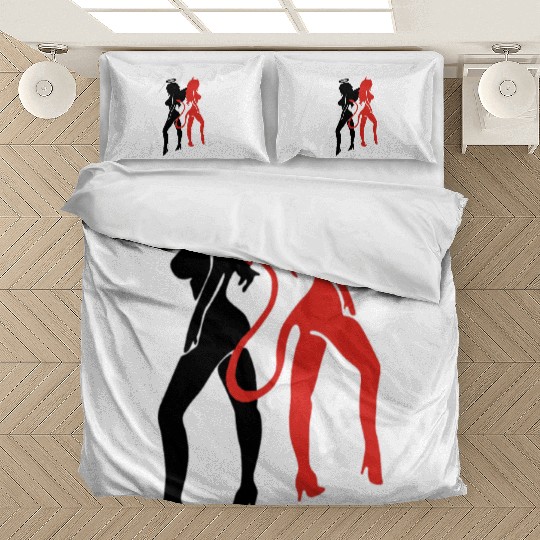 Angel Devil Sexy Woman Bedding Sets