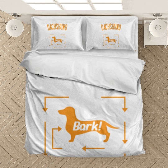Dachshund Barking Logic Bedding Sets