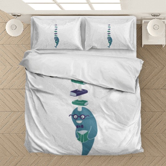 Never Give a Narwhal a Library Card Bedding Sets