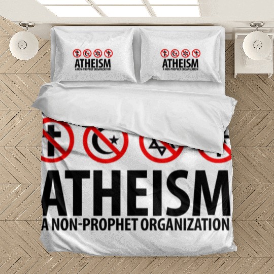 Atheism: A Non Prophet Organization Bedding Sets