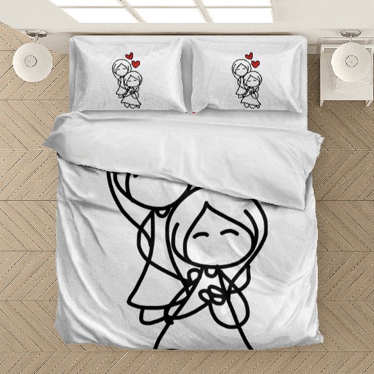 gay couple Bedding Sets
