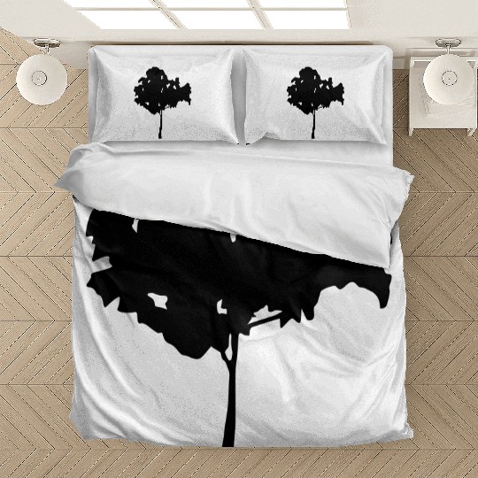 tree silhouette Bedding Sets