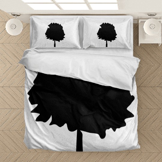tree silhouette Bedding Sets