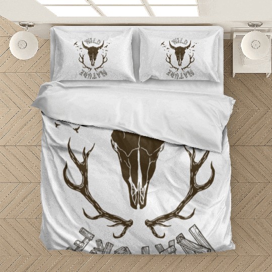 buffalo skull Bedding Sets