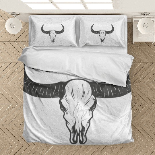 buffalo skull Bedding Sets
