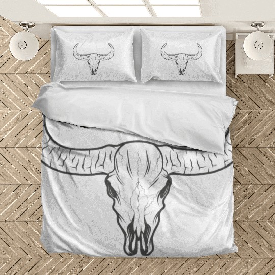 buffalo skull Bedding Sets