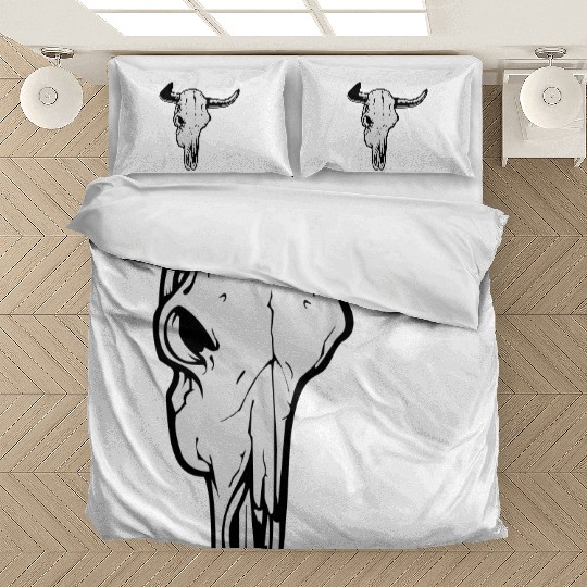 buffalo skull Bedding Sets