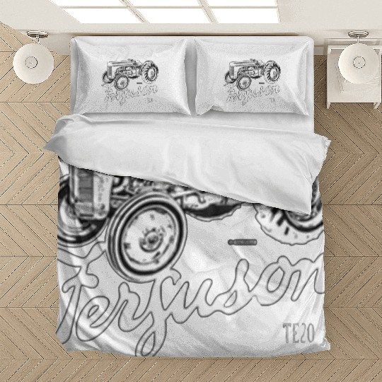 Classic Ferguson TE20 script and illustration Bedding Sets