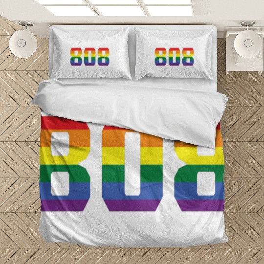 Gay Pride 808 Honolulu Area Code Bedding Sets