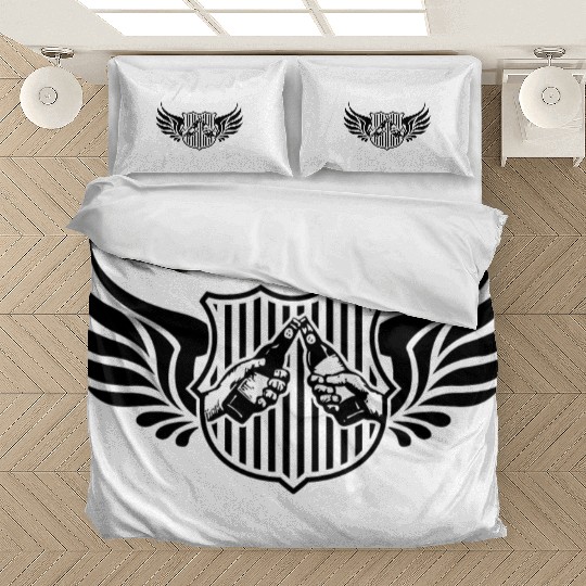 Drinking - drinking team logo Bedding Sets