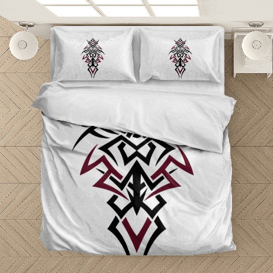 Jagged T Tattoo Ornament Bedding Sets
