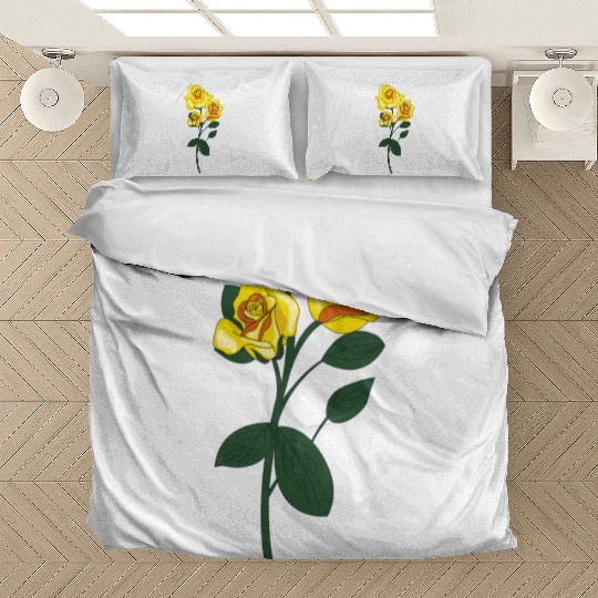 yellow rose Bedding Sets
