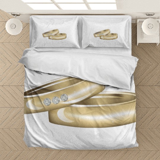 Wedding rings 03 Bedding Sets