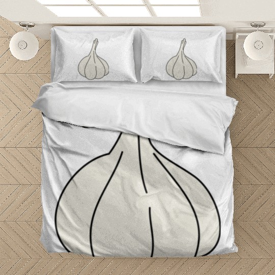 garlic knoblauch veggie vegetable gemuese2 Bedding Sets