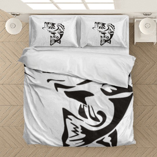 fish bone Tattoo Funny Bedding Sets