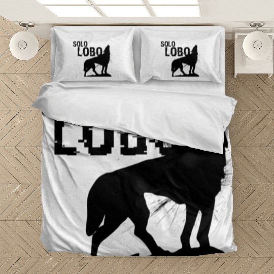 Solo Lobo - Lone wolf spanish Bedding Sets