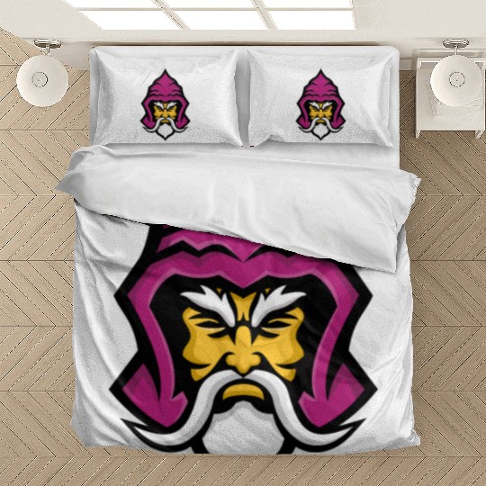 Wizard Head Front Mascot Bedding Sets